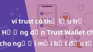 ví trust có thể lưu trữ usdt k