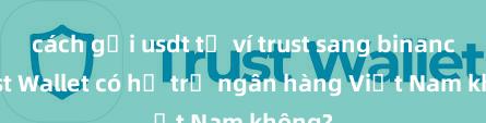 cách gửi usdt từ ví trust sang